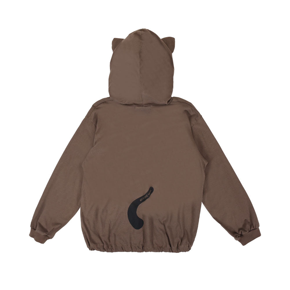 MEOW MINI 耳付き 薄手パーカー