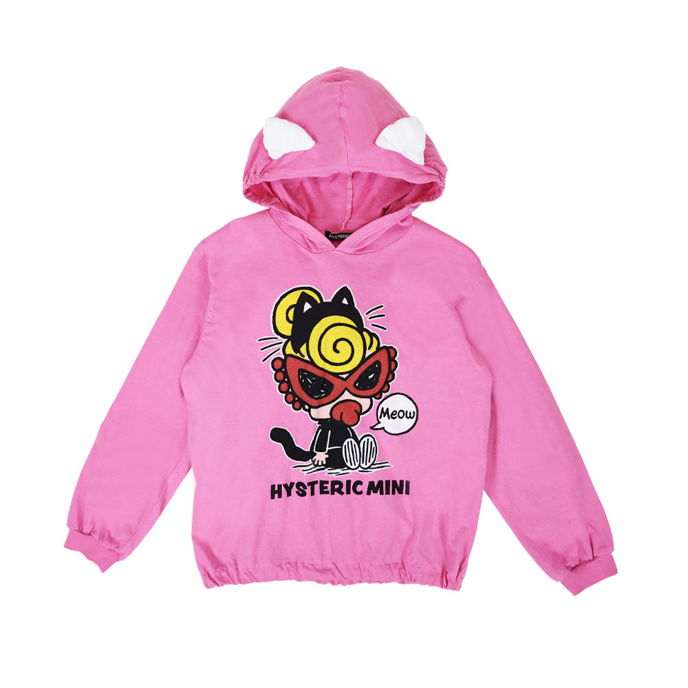 MEOW MINI 耳付き 薄手パーカー