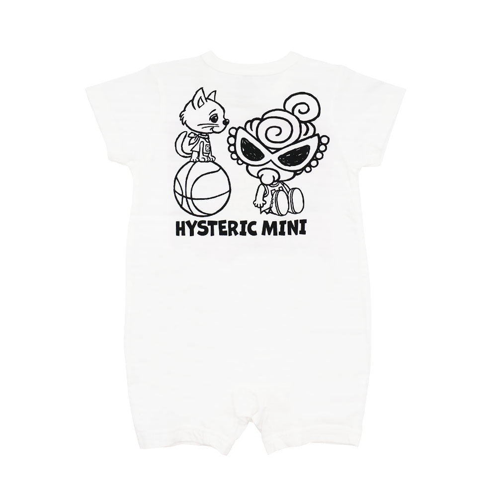 HYSTERIC MINI HOOPS BOX GRAPHICショートオール