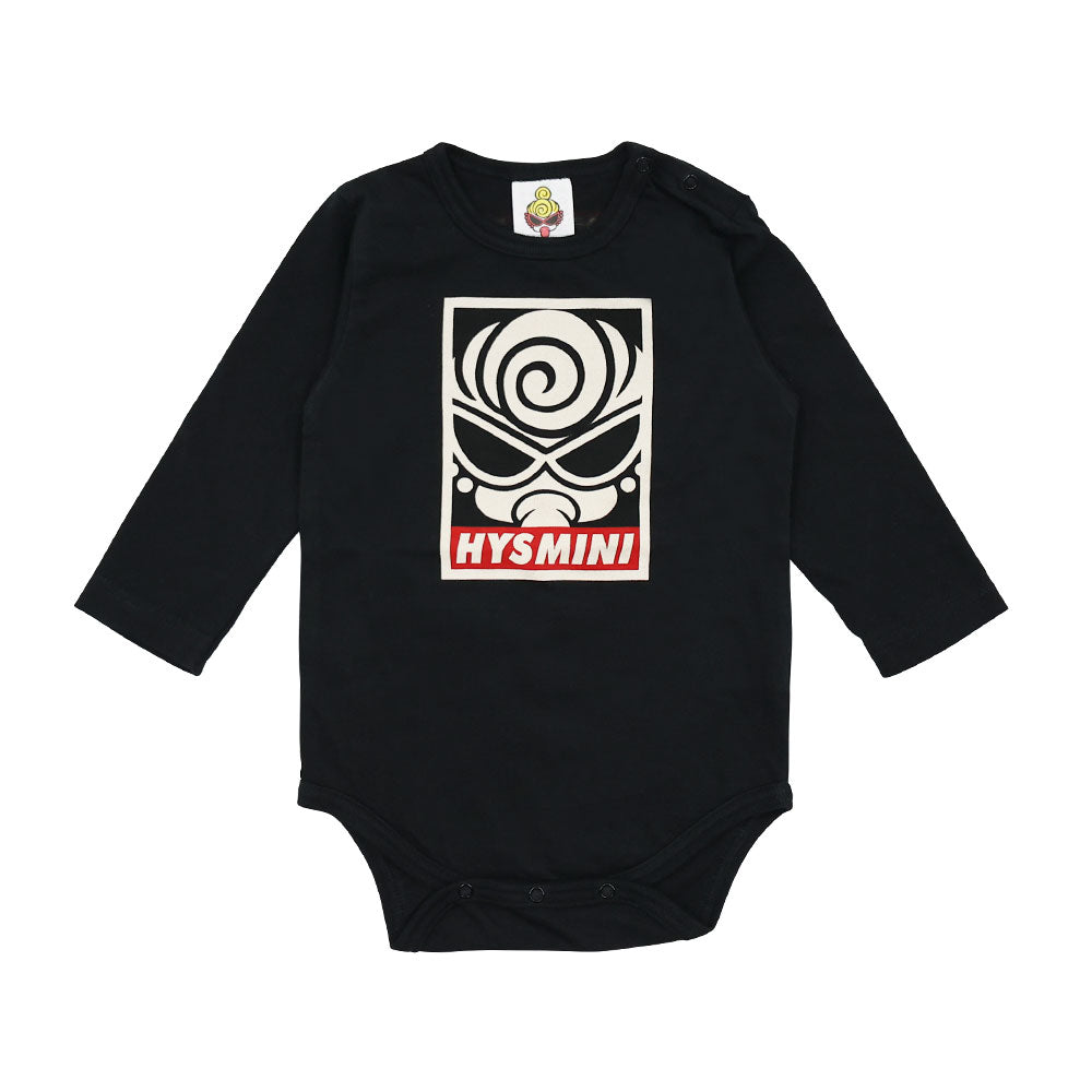 BOX LOGO 長袖ロンパース