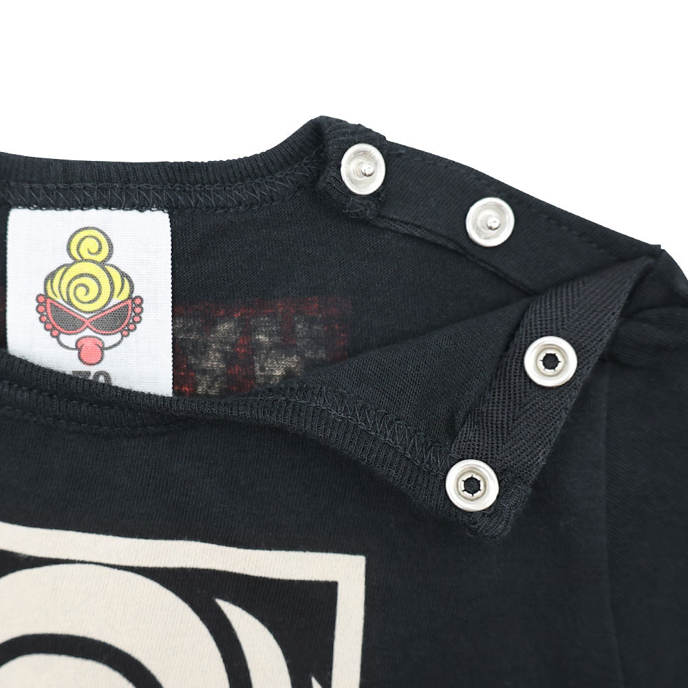 BOX LOGO 長袖ロンパース