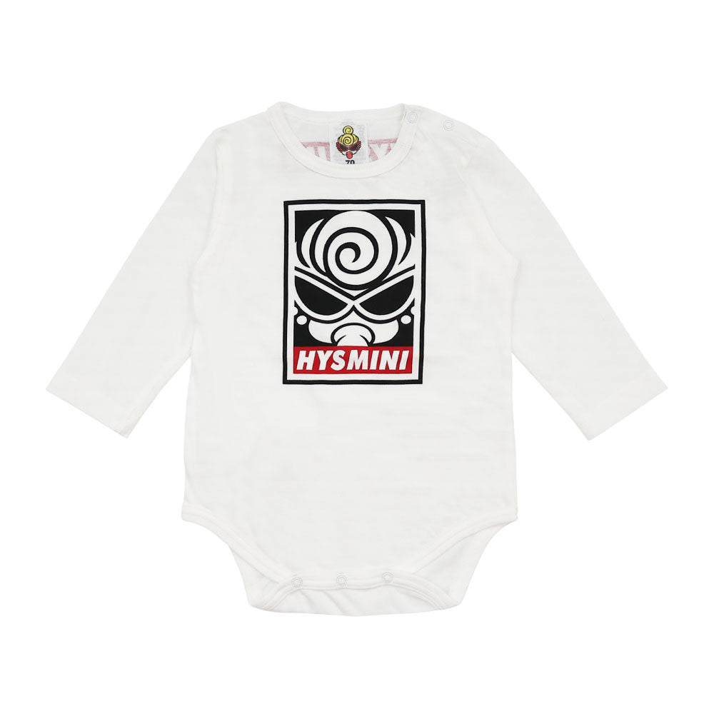 BOX LOGO 長袖ロンパース