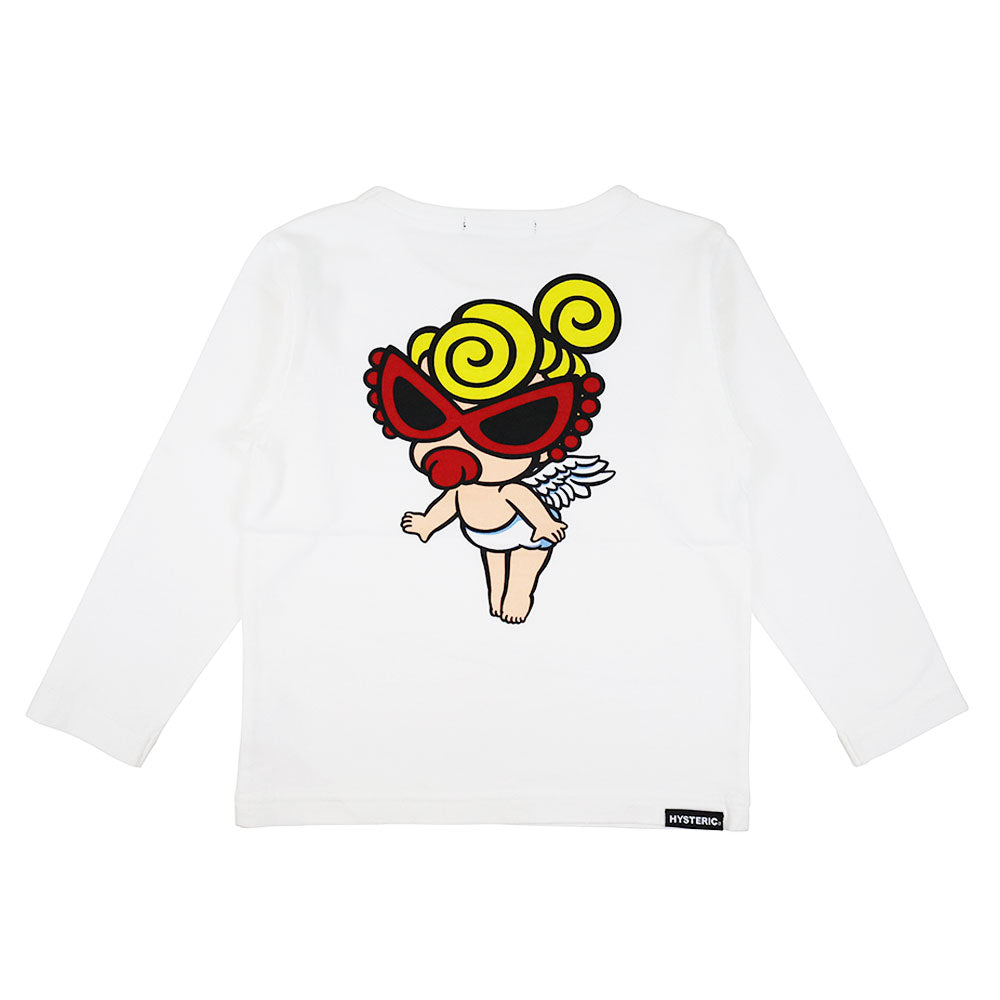あ*ん様 《美品ヒステリックミニ エンジェルミニ 天使 羽付き 白 長袖Tシャツ MY FIRST HYSTERIC LITTLE ANGEL 長袖Tシャツ – Hystericmini OnlineStore