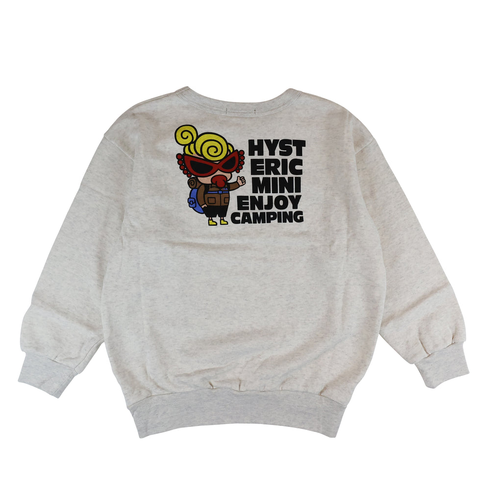 Hystericmini CAMP BEAR 裏毛トレーナー