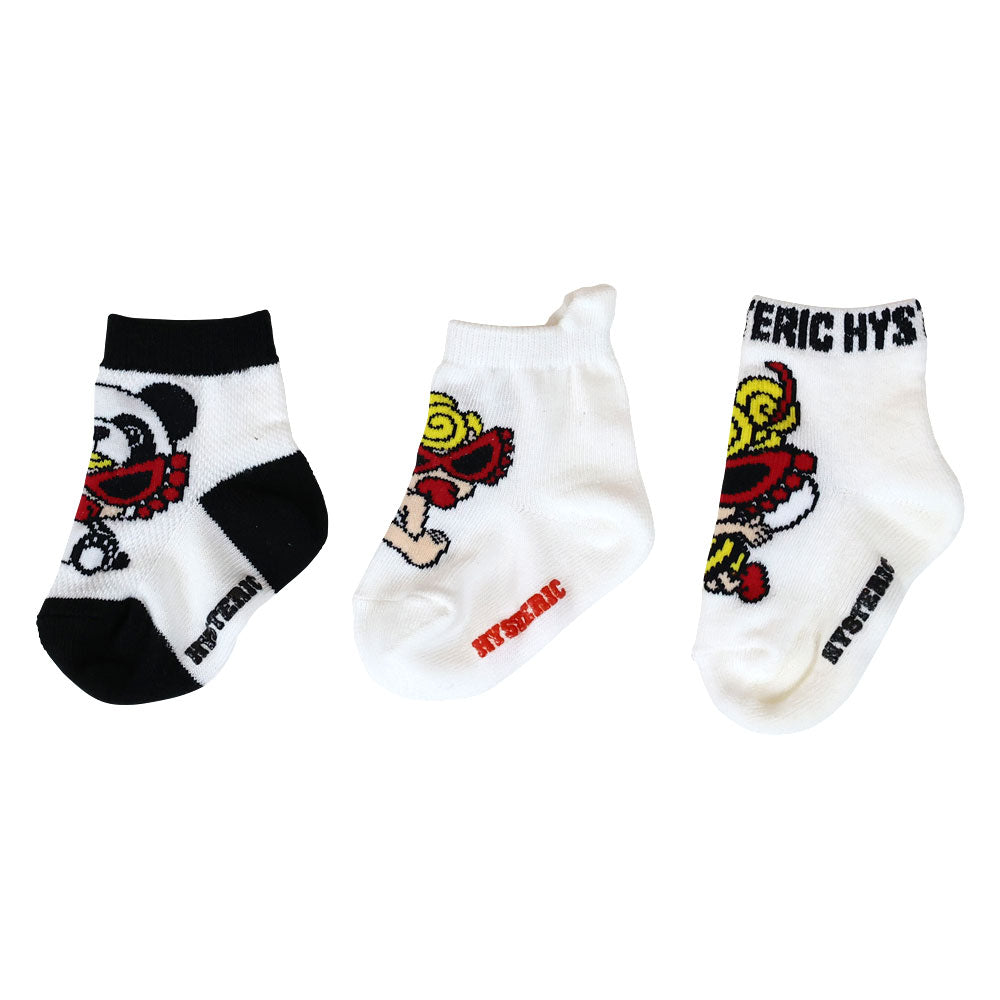 MINI ALLSTAR ベビー3Pソックス – Hystericmini OnlineStore