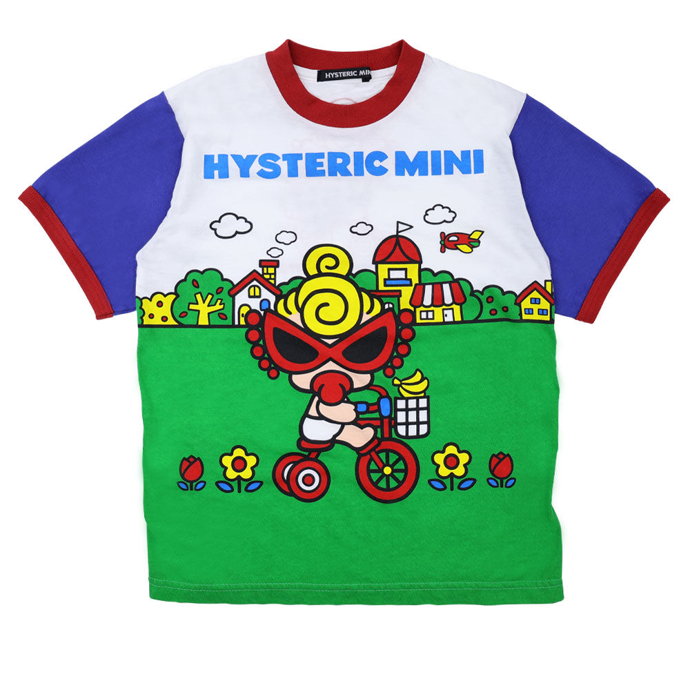 HAPPY DRIVE マルチカラー 半袖Tシャツ