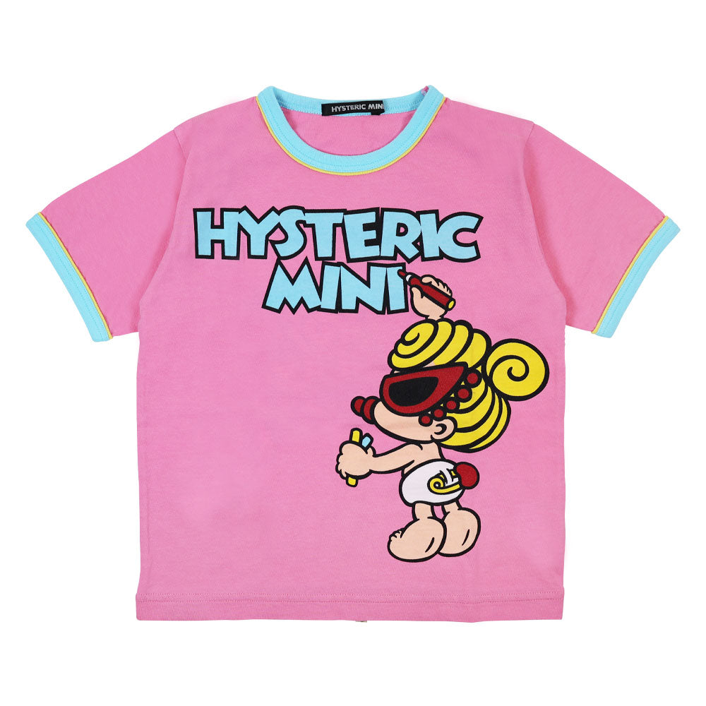HYSTERIC MINI リトルビー Tシャツ 80 HYSTERIC MINI（ヒステリックミニ） tシャツ HYSTERIC MINI HOOPS