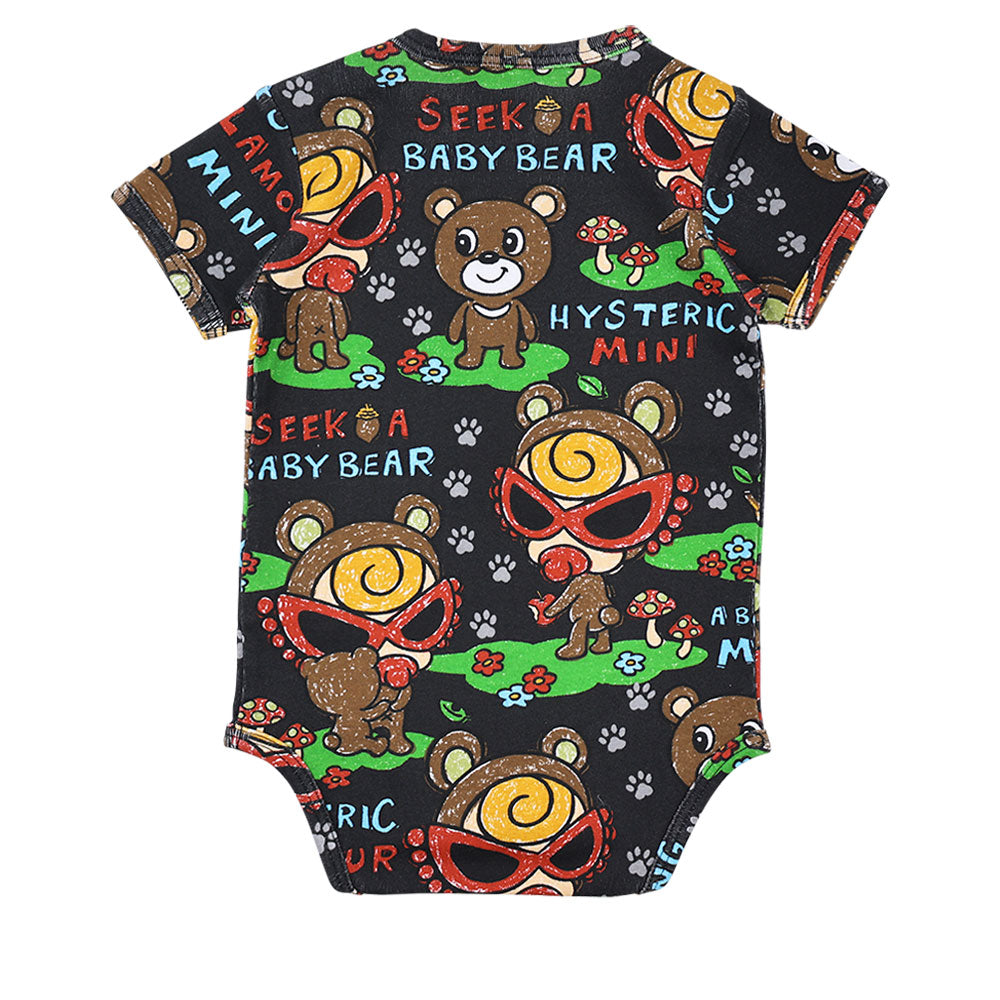 SEEK A BABY BEAR総柄 半袖ロンパース – Hystericmini OnlineStore