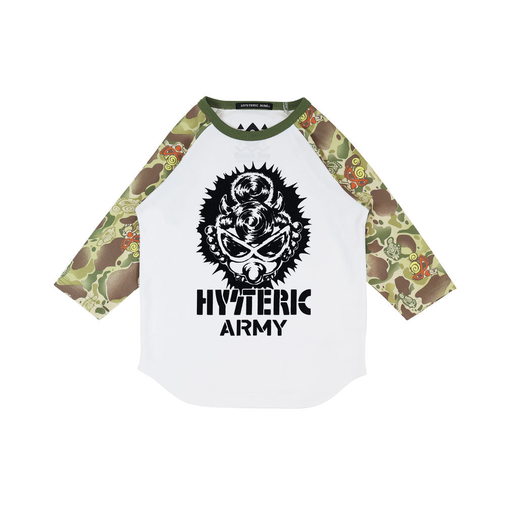吸水速乾 DUCK HUNTER CAMO 7分丈 ラグランTシャツ
