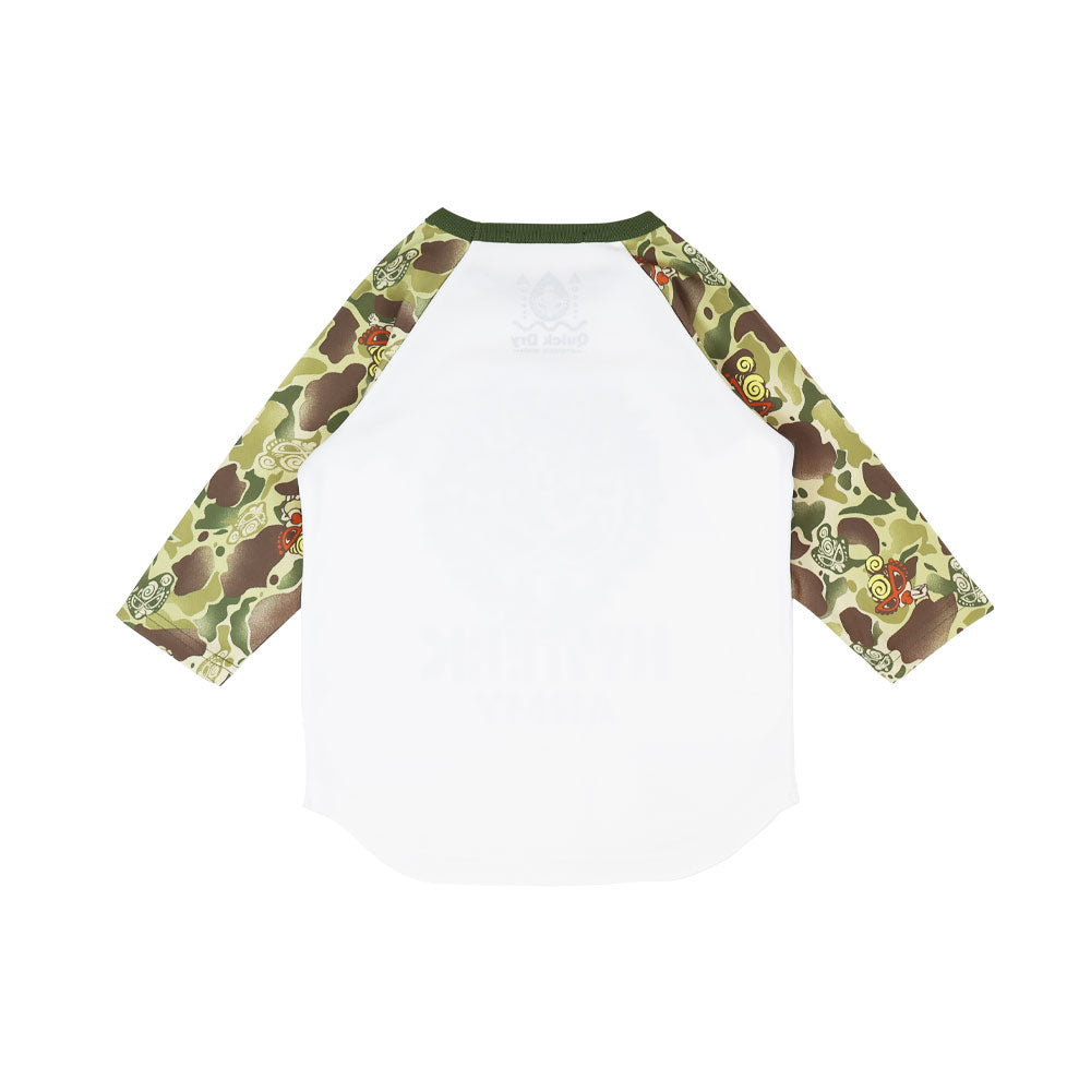 吸水速乾 DUCK HUNTER CAMO 7分丈 ラグランTシャツ