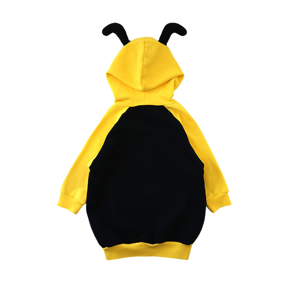 LITTLE BEE つの付き 裏毛パーカー