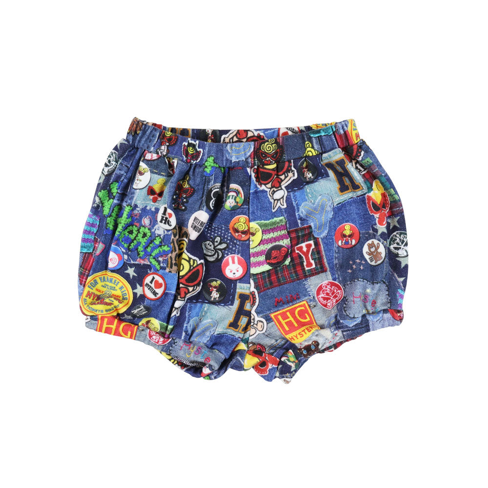 [6月予約商品]DENIM FREAKS総柄 ブルマ