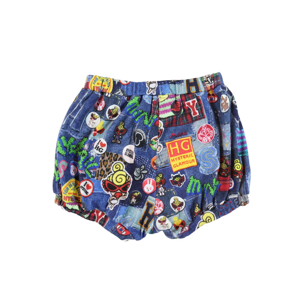 [6月予約商品]DENIM FREAKS総柄 ブルマ