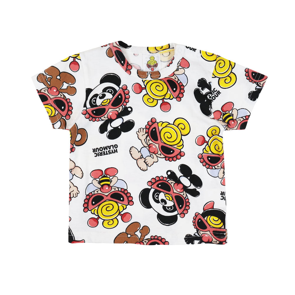[6月予約商品]PLUMP MINI総柄 半袖Tシャツ