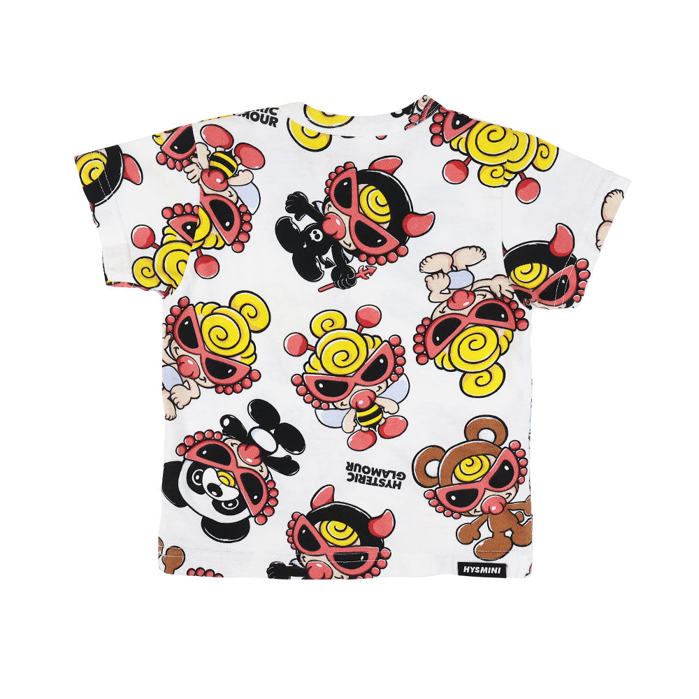 [6月予約商品]PLUMP MINI総柄 半袖Tシャツ