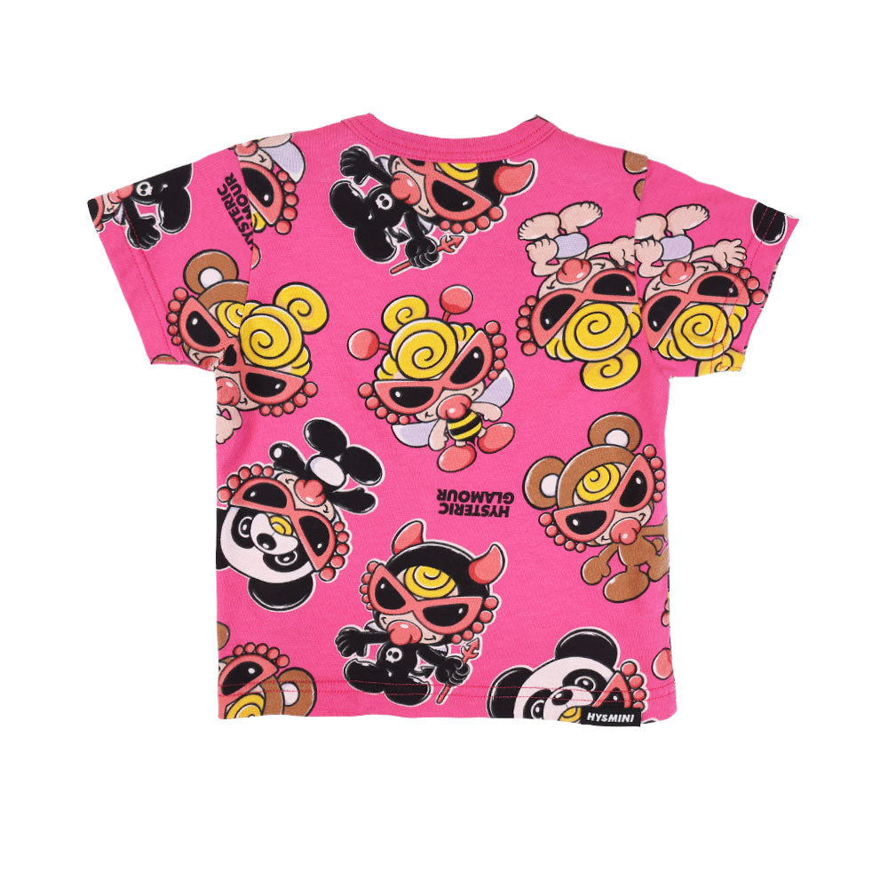 [6月予約商品]PLUMP MINI総柄 半袖Tシャツ