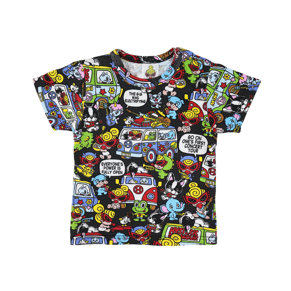 6月予約商品]BAND WAGON総柄 半袖Tシャツ – Hystericmini OnlineStore