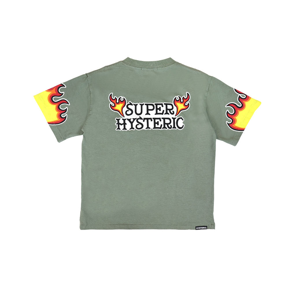 [6月予約商品]DRIVE LIKE A FIRE 半袖Tシャツ