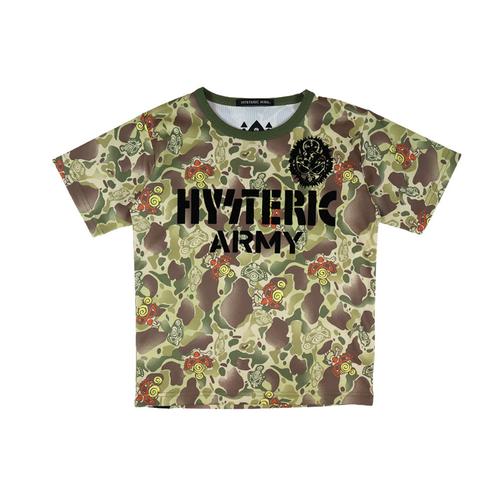 吸水速乾 DUCK HUNTER CAMO総柄 半袖Tシャツ