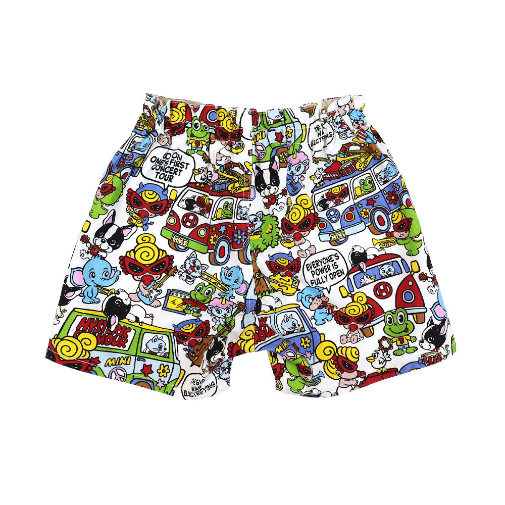 [6月予約商品]BAND WAGON総柄 ショートパンツ