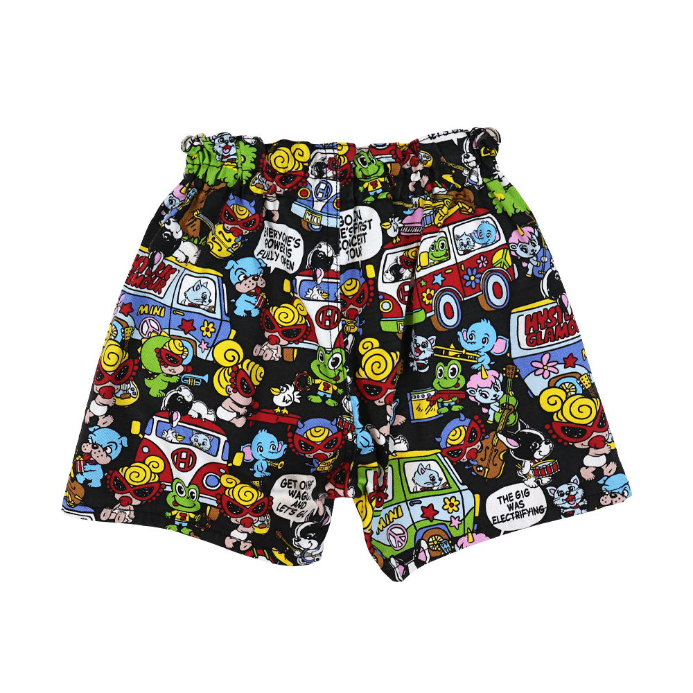 [6月予約商品]BAND WAGON総柄 ショートパンツ