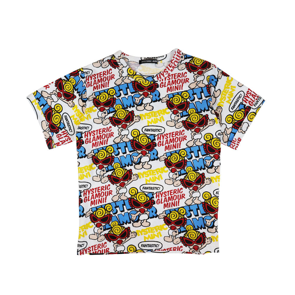 [6月予約商品]FANTASTIC!総柄 半袖Tシャツ