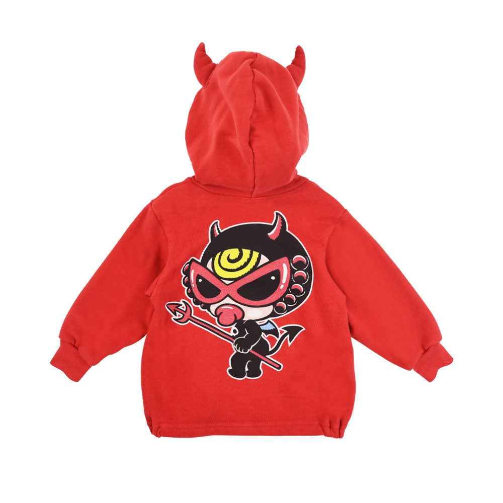 ヒスミニ柄ニットカーディガン 8月予約商品]DEVILKIN つの付き 裏毛カーディガン – Hystericmini