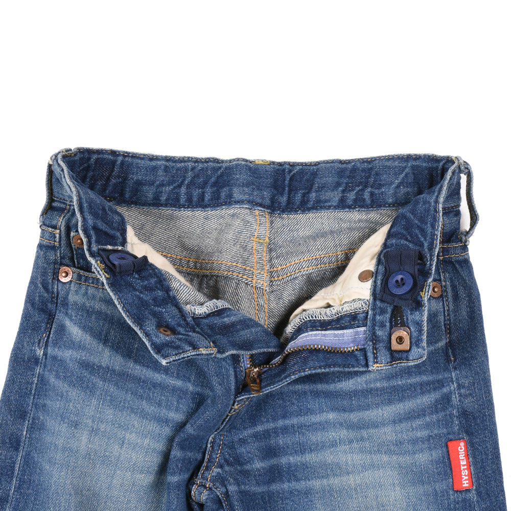 11.5oz10分丈ストレートデニムパンツ