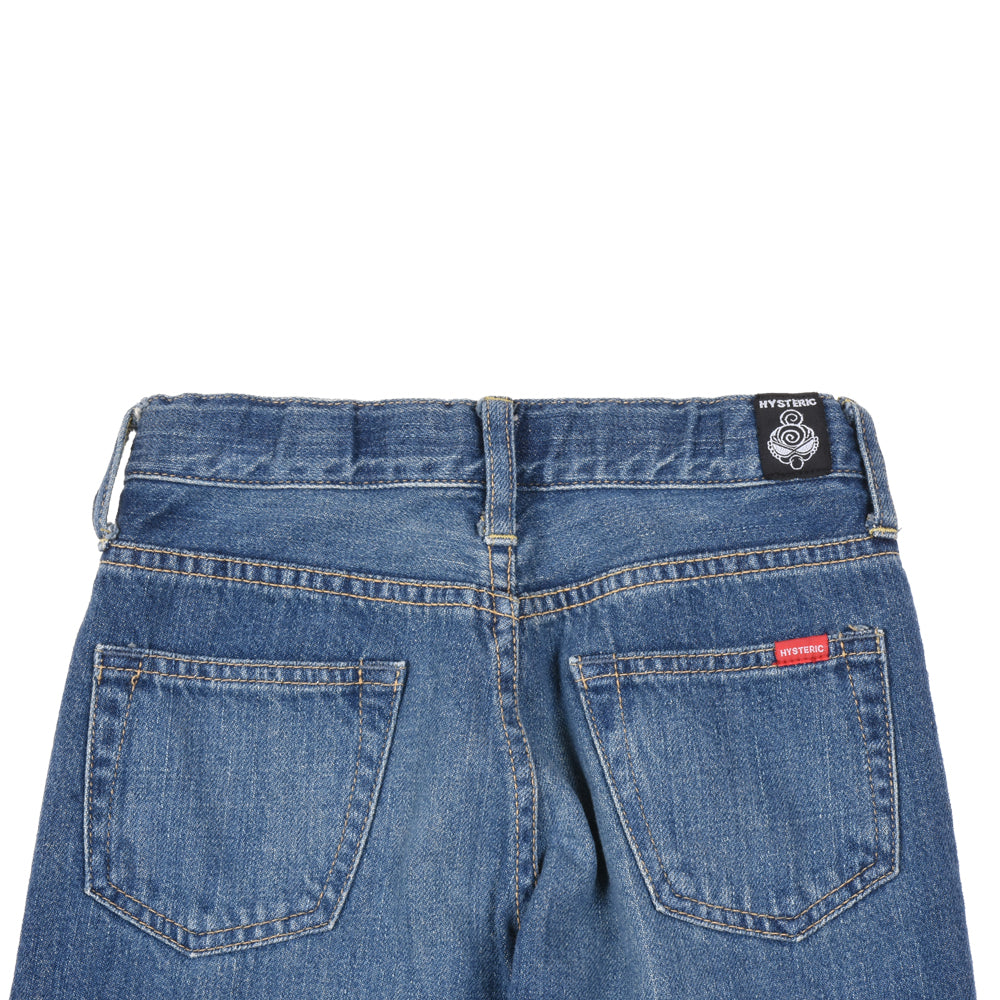 11.5oz10分丈ストレートデニムパンツ