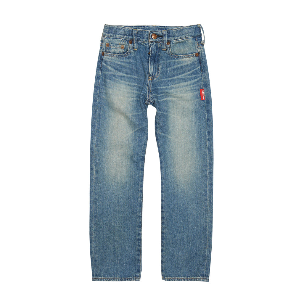 11.5oz10分丈ストレートデニムパンツ