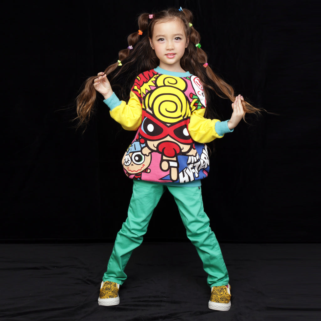 10分丈スリムストレートストレッチチノカラーパンツ