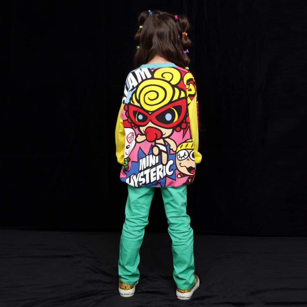 10分丈スリムストレートストレッチチノカラーパンツ