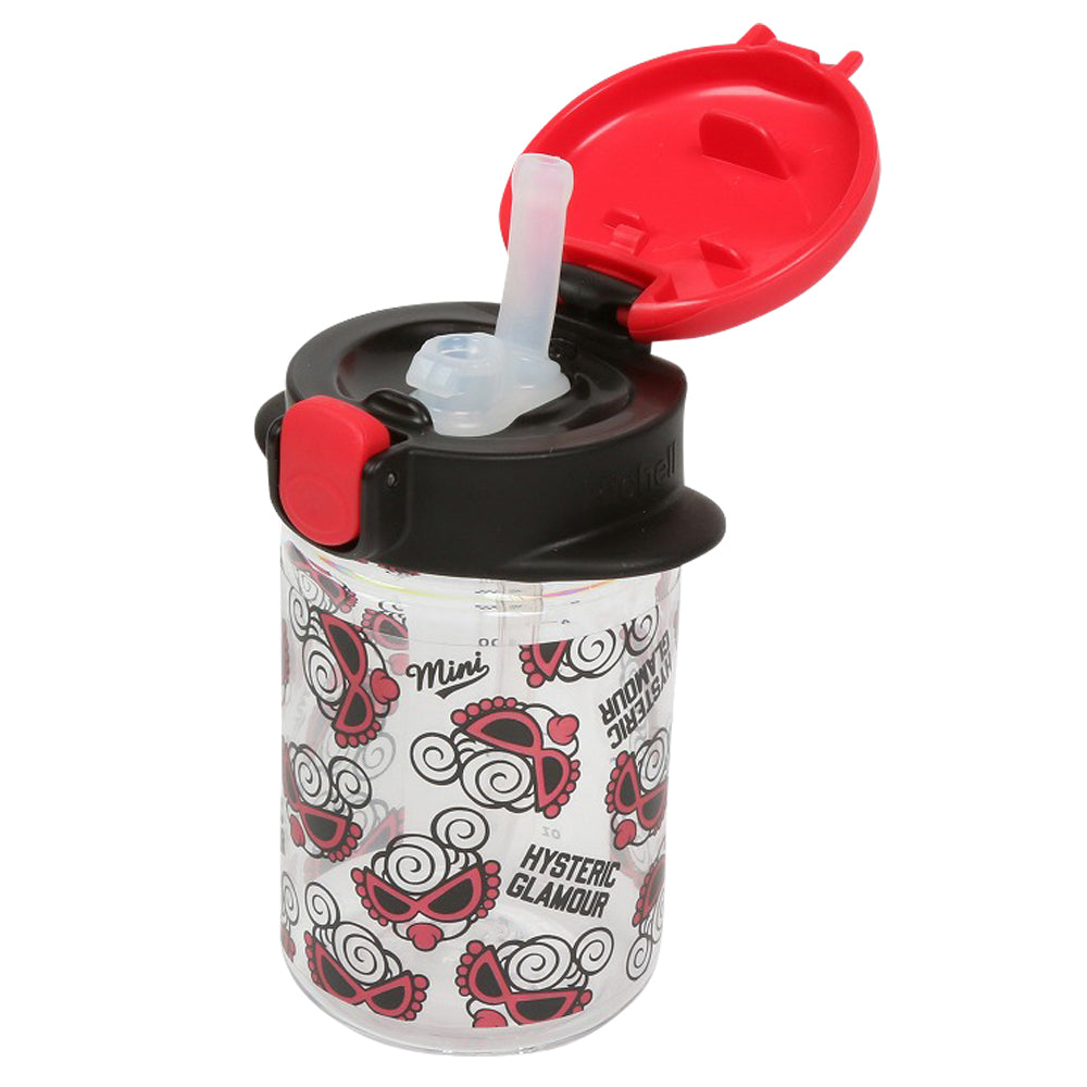 MINI FACE総柄 スリムストローボトルマグ 160ml