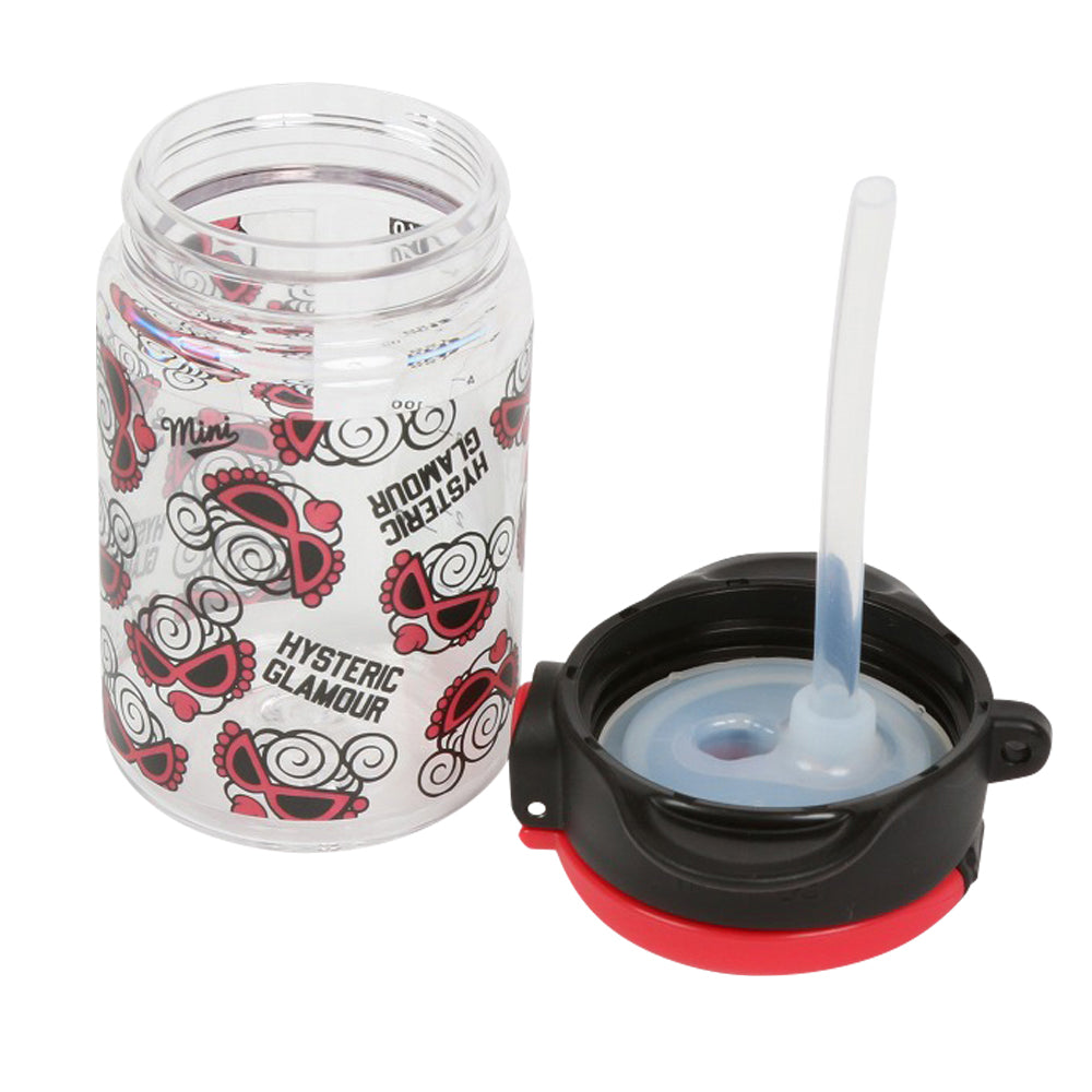 MINI FACE総柄 スリムストローボトルマグ 160ml