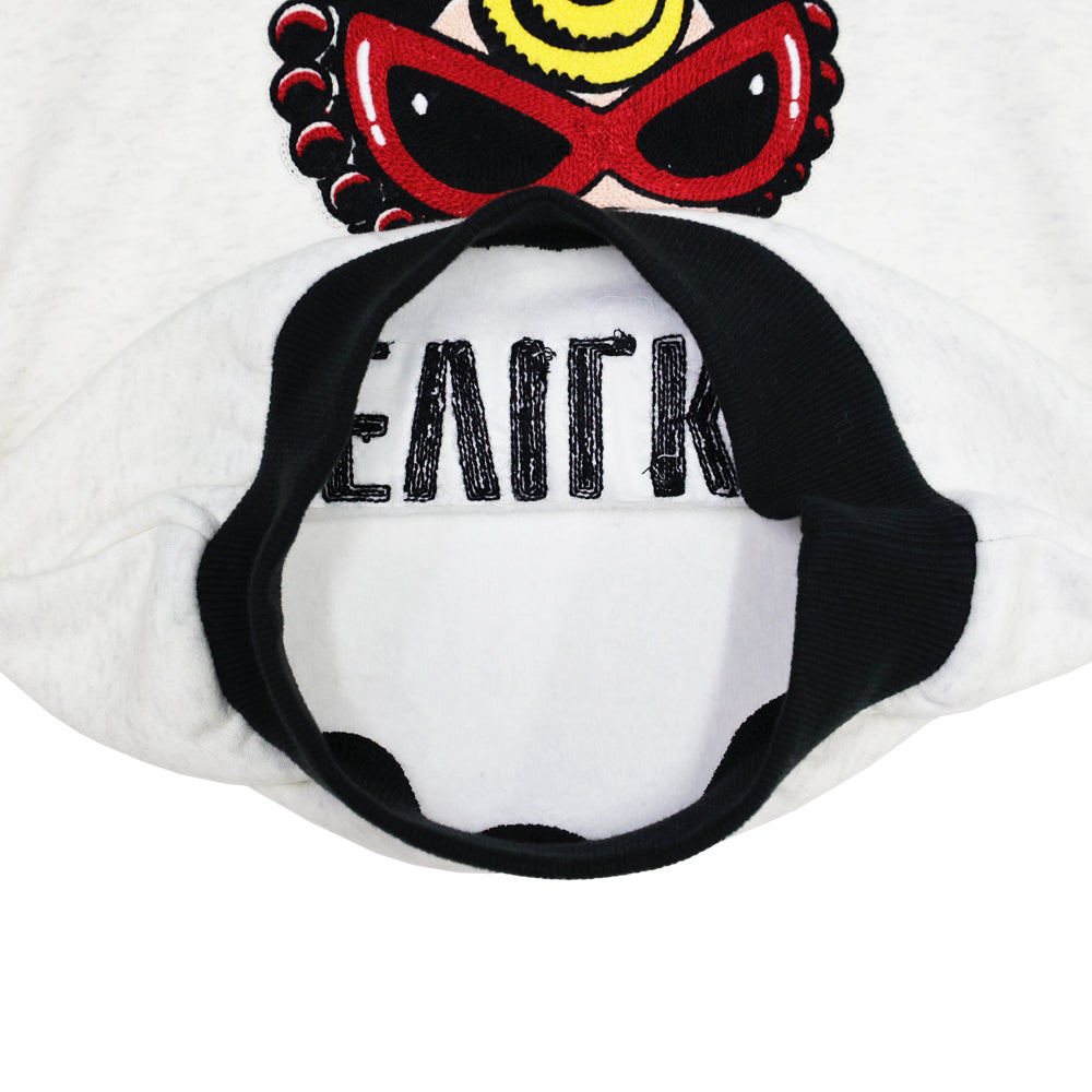 DEVILKIN ベア裏毛 刺繍パーカー