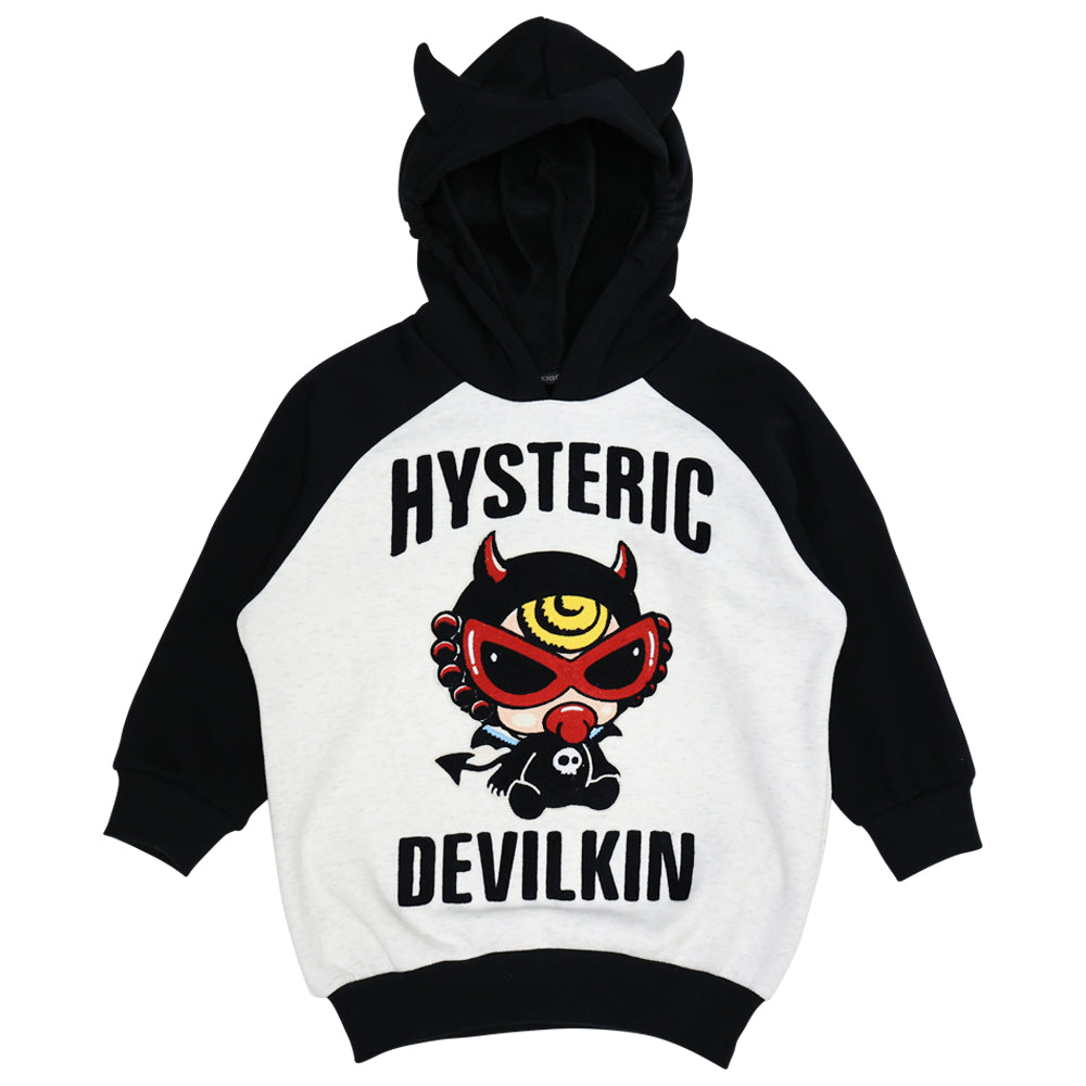 DEVILKIN ベア裏毛 刺繍パーカー