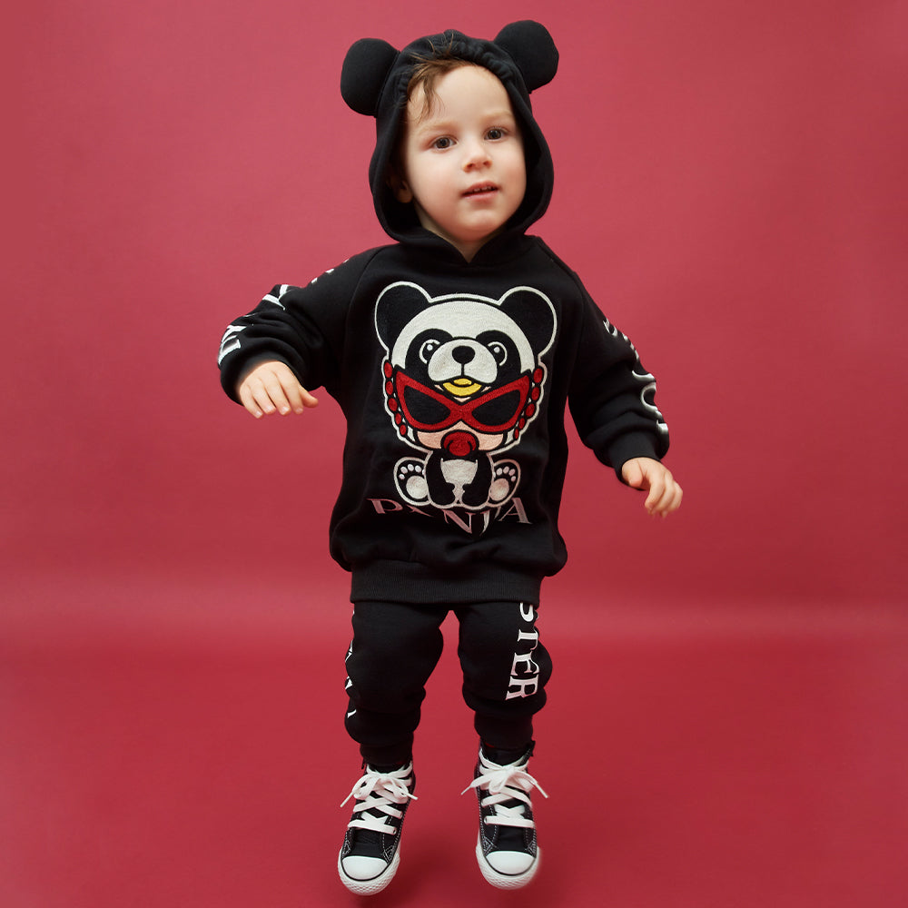 PANDA MINI ベア裏毛パンツ