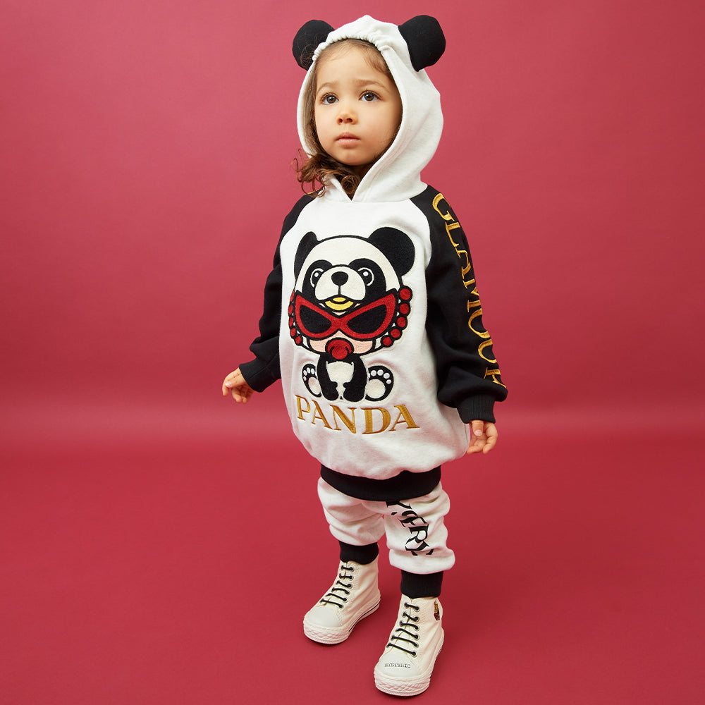 PANDA MINI ベア裏毛パンツ
