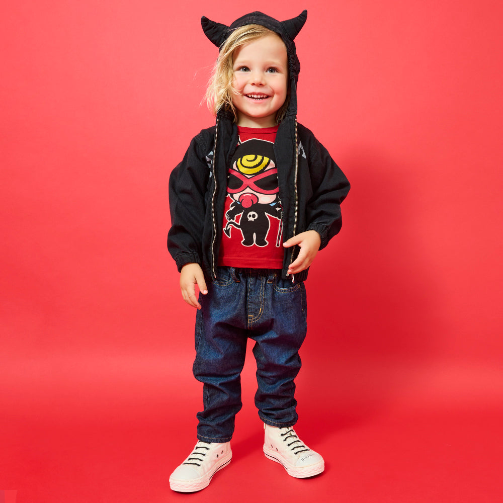 DEVILしっぽ付き カツラギデニムパンツ