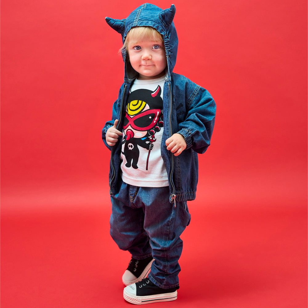 DEVILしっぽ付き カツラギデニムパンツ