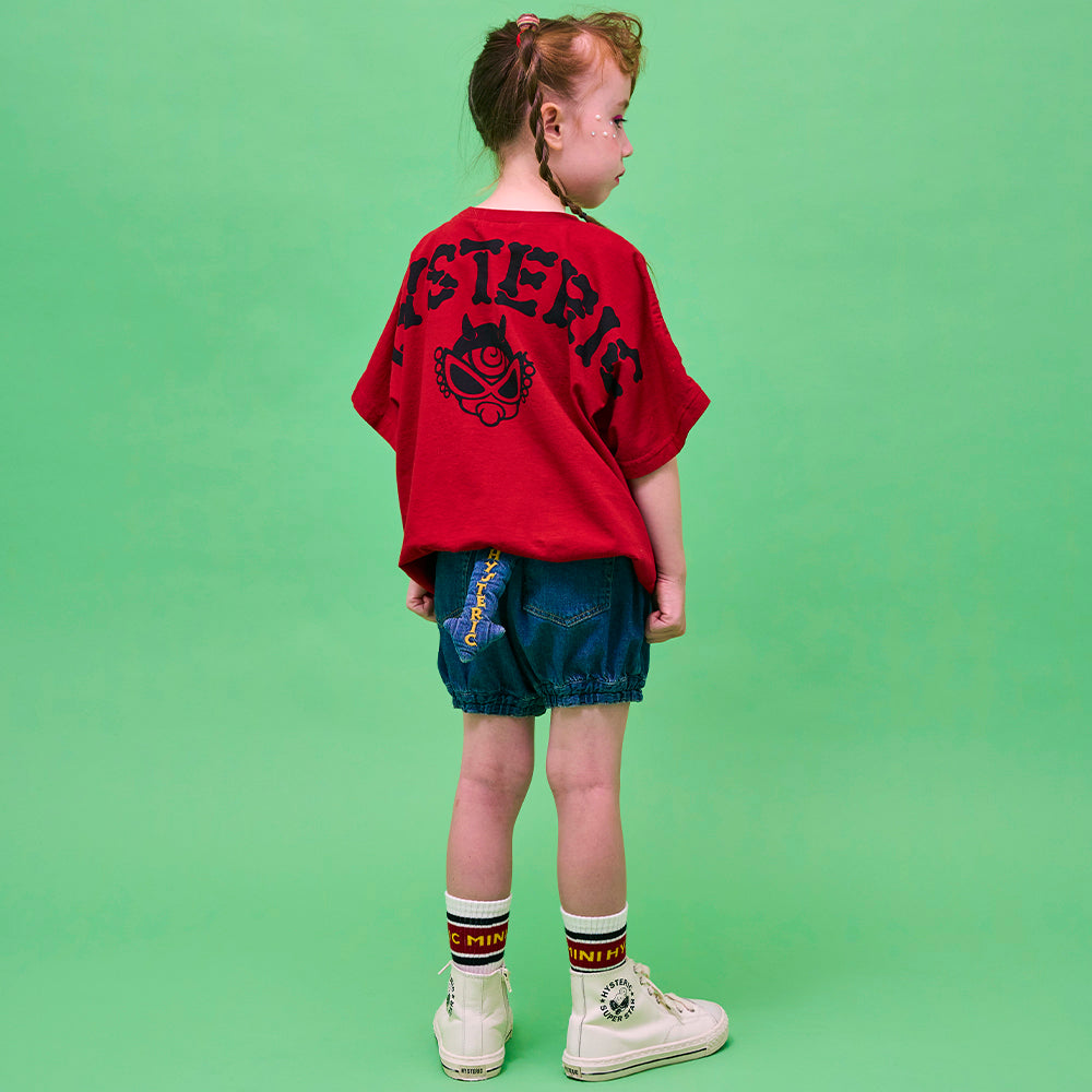 DEVILしっぽ付き デニムブルマ