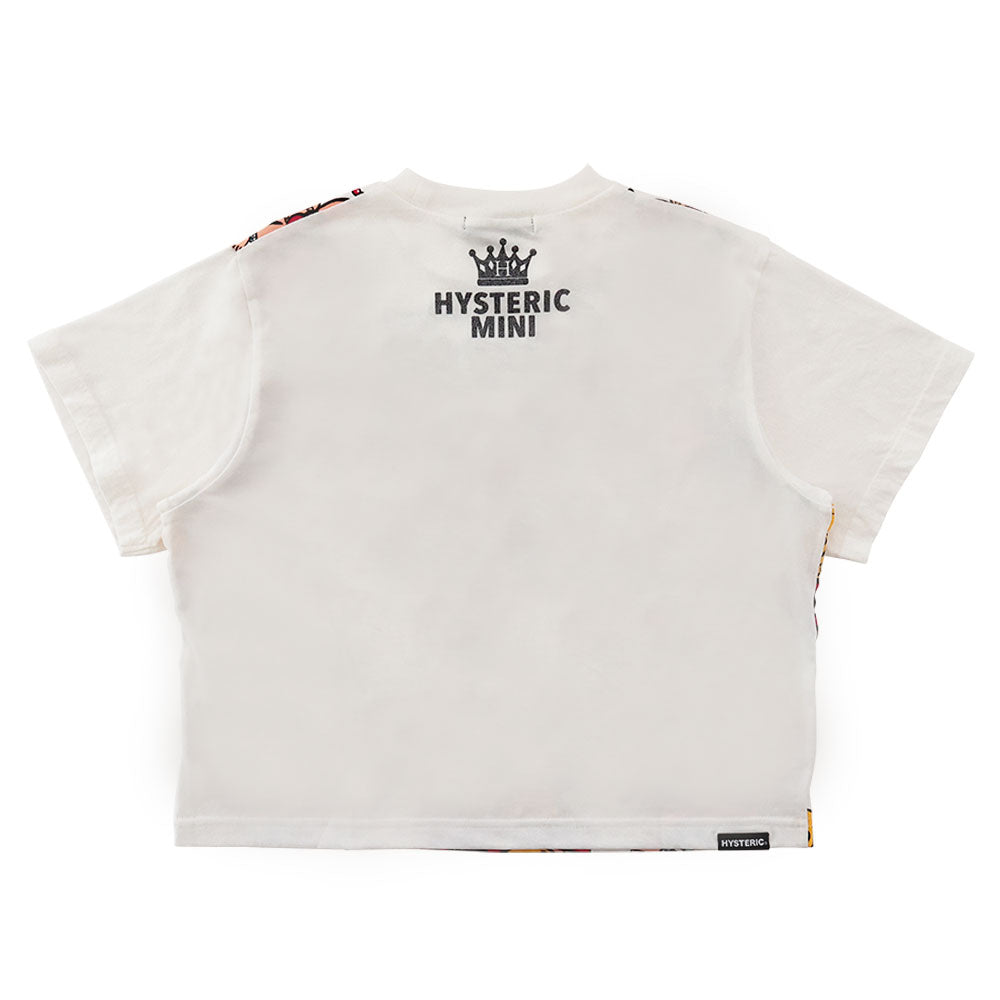 Hystericmini QUEENMINIパネルプリント半袖Tシャツ