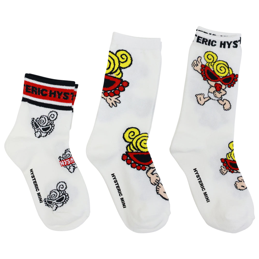 STANDARD MINI&BOX LOGO 3Pソックス