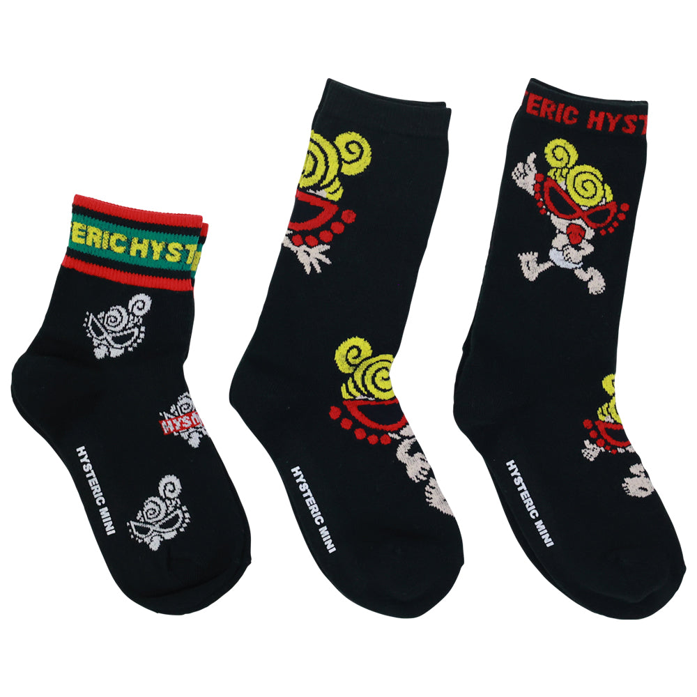 STANDARD MINI&BOX LOGO 3Pソックス