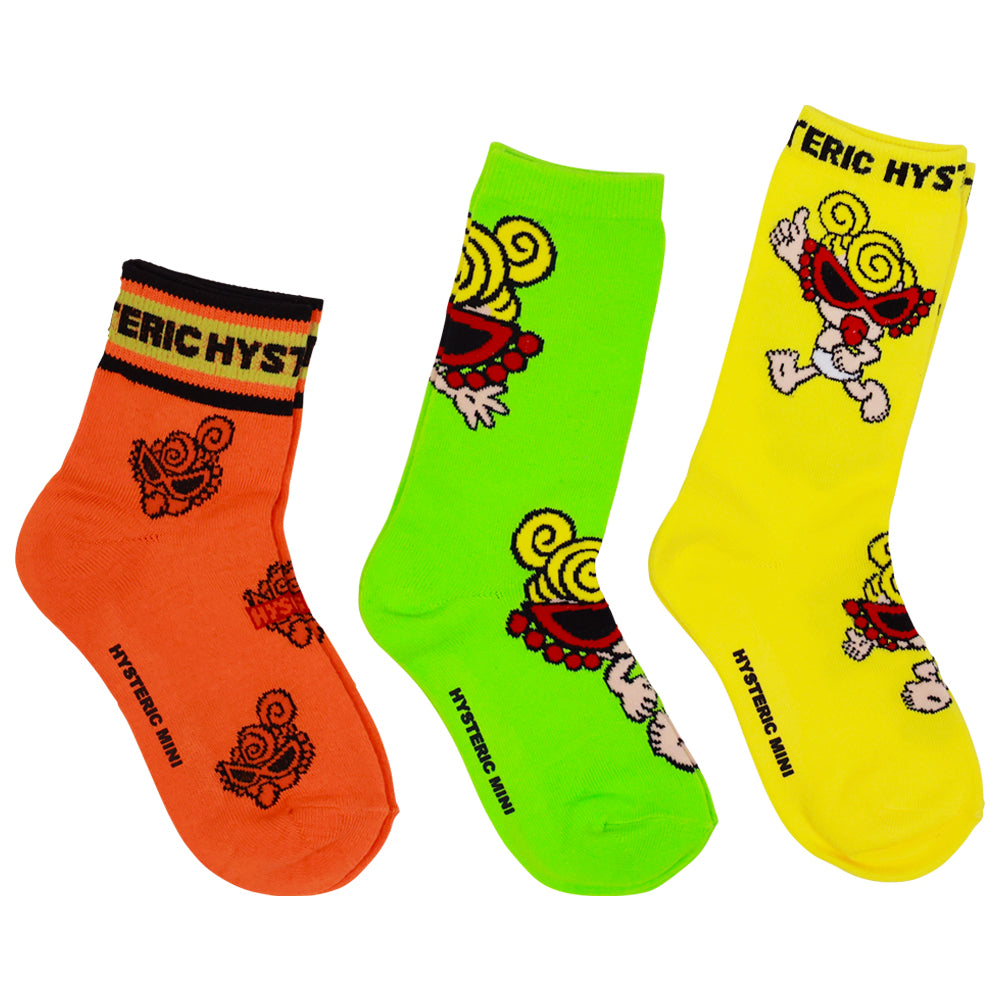 STANDARD MINI&BOX LOGO 3Pソックス