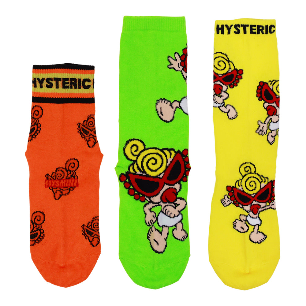 STANDARD MINI&BOX LOGO 3Pソックス