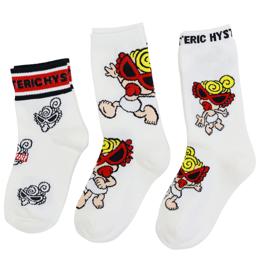 STANDARD MINI&BOX LOGO 3Pソックス