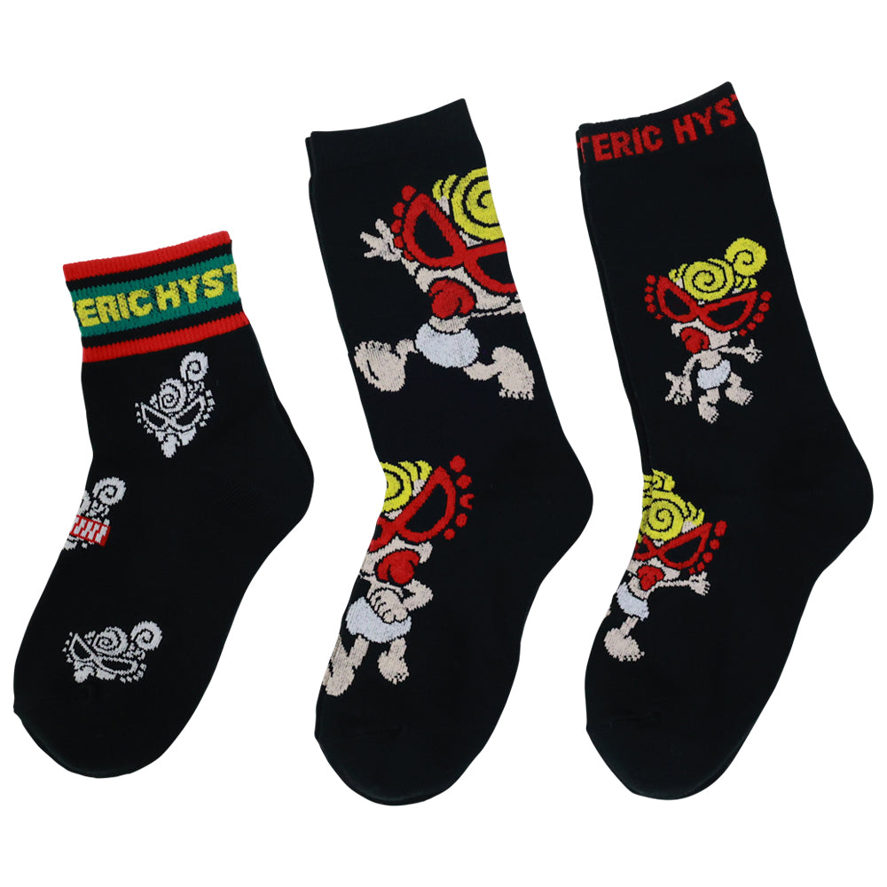 STANDARD MINI&BOX LOGO 3Pソックス