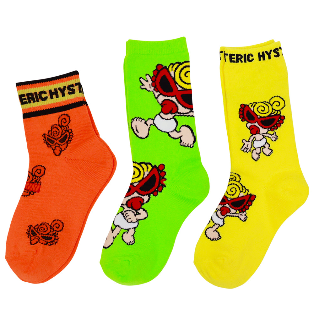 STANDARD MINI&BOX LOGO 3Pソックス