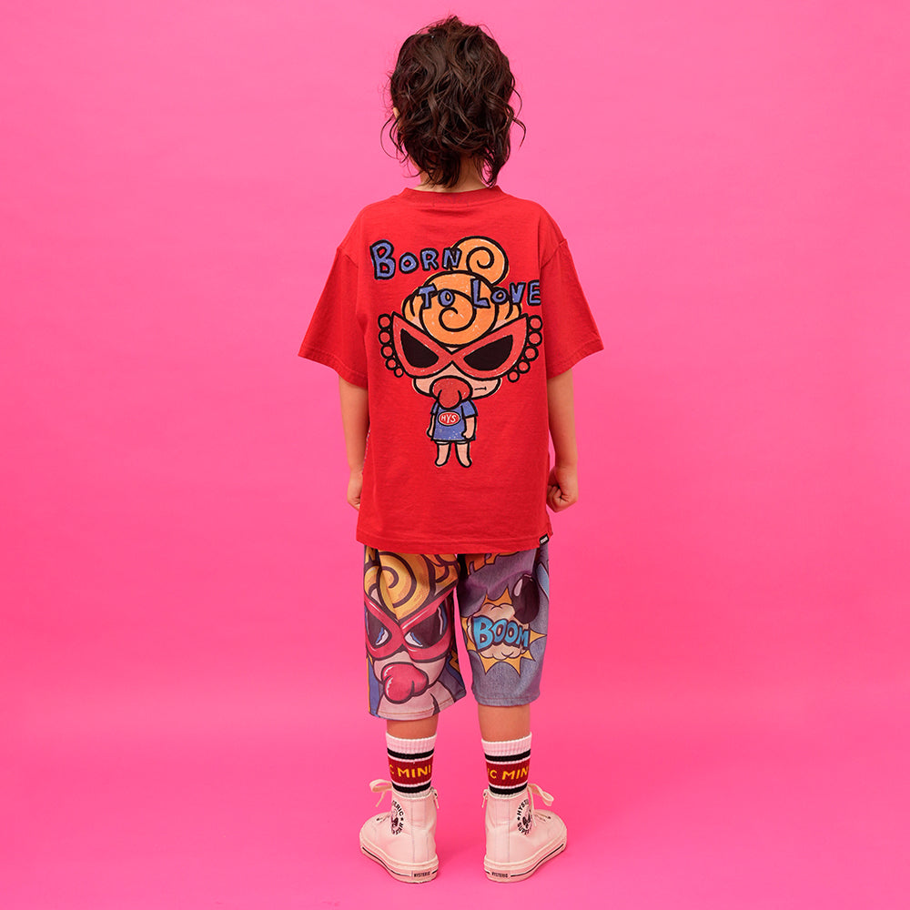 SELFISH BABY BORN TO LOVE 半袖Tシャツ